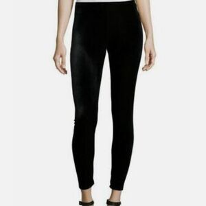 Eileen Fisher Velvet Black Ankle Leggings New With Tags XS Recycled Polyester
